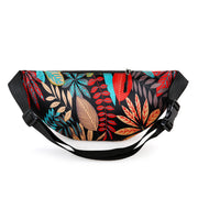 Women's Fashion Casual Nylon Multi-layer Waist Bag