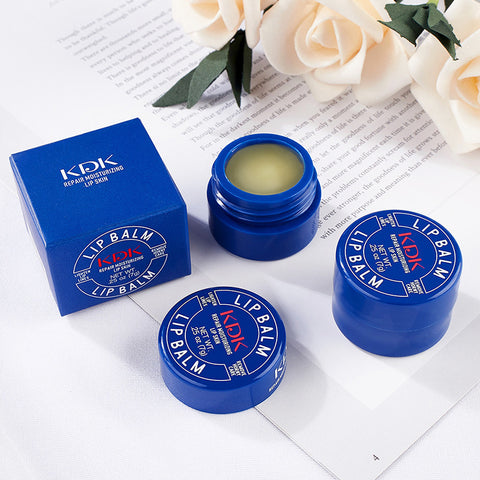 Blue Can Hydrating Moisturizing And Fading Anti-chapped Lip Lines Lip Balm