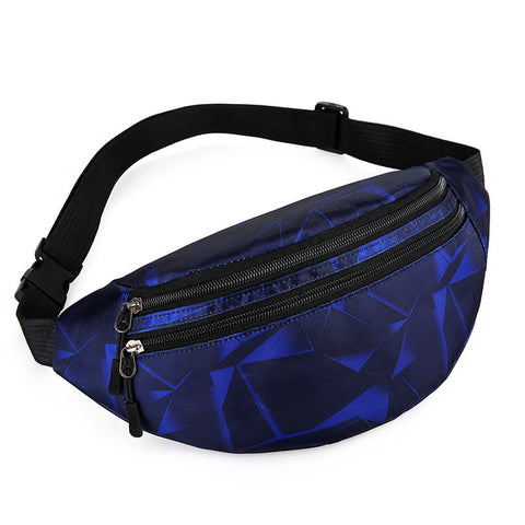 Women's Fashion Casual Nylon Multi-layer Waist Bag