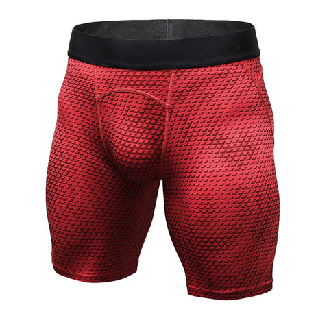 Men's 3D three-dimensional printing training fitness running pants