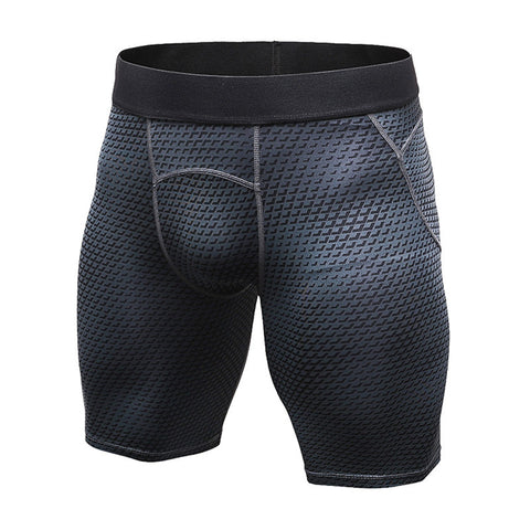 Men's 3D three-dimensional printing training fitness running pants