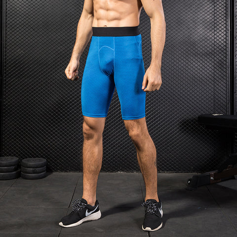 Men's 3D three-dimensional printing training fitness running pants