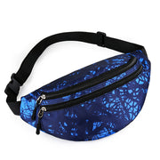 Women's Fashion Casual Nylon Multi-layer Waist Bag