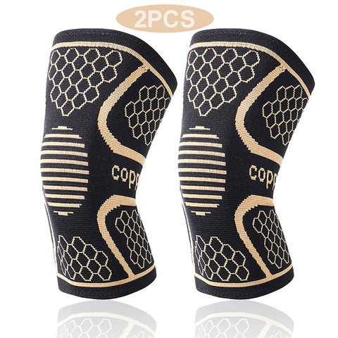 Knitted Knee Badminton Running Fitness Copper Fiber Pads