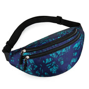 Women's Fashion Casual Nylon Multi-layer Waist Bag