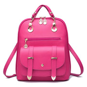 Female bag fashion PU leather dual-use backpack