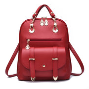 Female bag fashion PU leather dual-use backpack