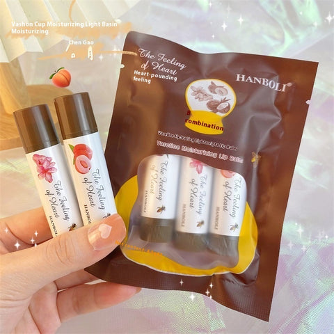 Fruit Flavor Colored Lip Balm Moisturizing Nourishing Fade Lip Lines