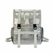 Men And Women's Fashion Transparent Flap Travel Duffel Bag