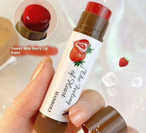 Fruit Flavor Colored Lip Balm Moisturizing Nourishing Fade Lip Lines