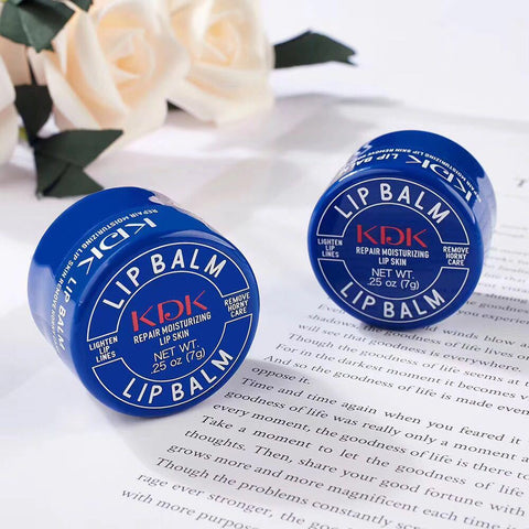 Blue Can Hydrating Moisturizing And Fading Anti-chapped Lip Lines Lip Balm