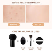 Jayswing Mushroom Head Air Cushion Concealer, Natural Moisturizing, Brightening Skin Tone, Lasting Foundation Make-up