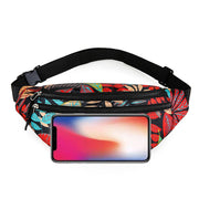 Women's Fashion Casual Nylon Multi-layer Waist Bag